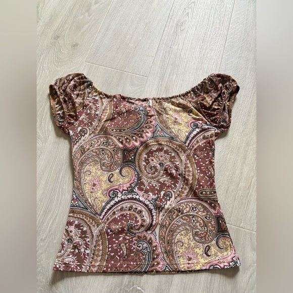 Paisley Y2K top - Picture 2 of 3